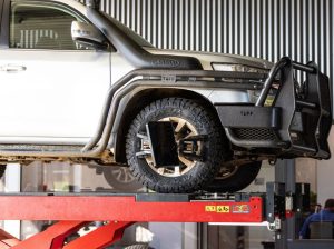 Four wheel alignment at Wises Mobile Tyres Toowoomba