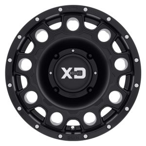 KMC XS129 Black Ring Face